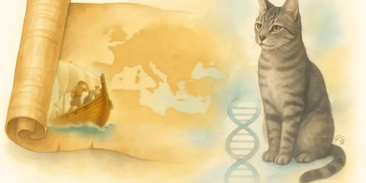 Il gatto domestico giunto in Europa dal Nord Africa 2000 anni fa