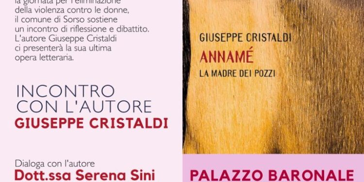 Libri, Giuseppe Cristaldi presenta “Annamé” al Palazzo Baronale di Sorso