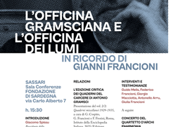 Il 21 novembre a Sassari presso la Fondazione di Sardegna l’omaggio all’illustre studioso Gianni Francioni