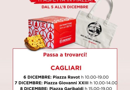 Torna a Cagliari il negozio solidale di Natale di Emergency