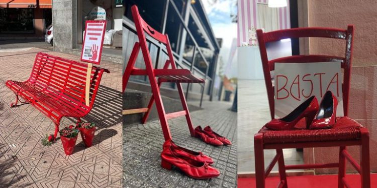 Quartu, la Via del Mare si tinge di rosso: un segnale condiviso contro la violenza sulle donne