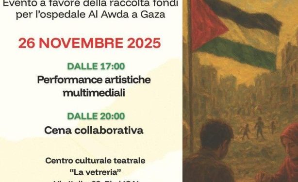 Cena collaborativa di solidarietà con il popolo palestinese
