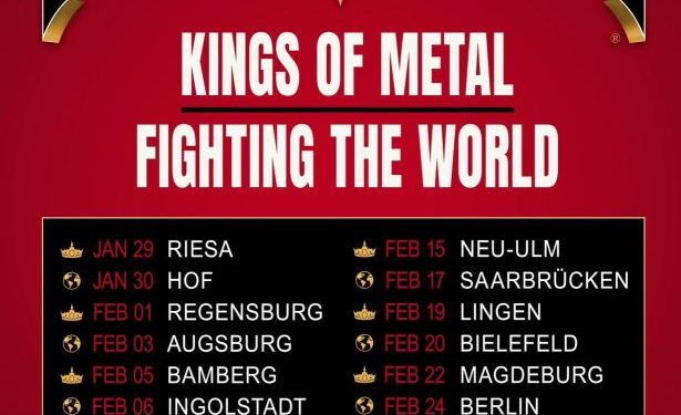 Manowar, un tour nel 2027 dedicato a “Fighting The World” e “Kings Of Metal”