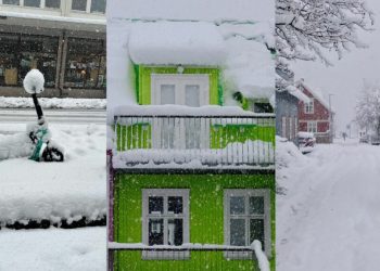 Islanda, Reykjavík in tilt per la prima nevicata invernale: “Mai vista così tanta neve in ottobre”