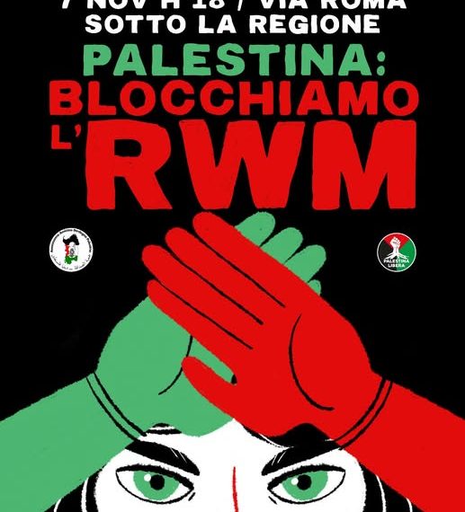 Cagliari, il 7 novembre in piazza contro Rwm