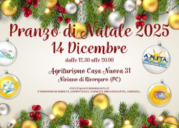 Pranzo di Natale naturista, il 14 dicembre a Niviano di Rivergaro (PC)
