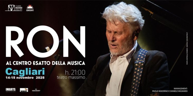Il 14 e 15 novembre al Massimo di Cagliari c’è Ron “Al centro esatto della Musica”