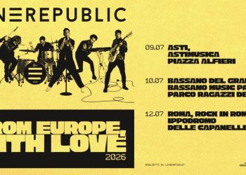 OneRepublic tornano in Italia con tre concerto a luglio 2026