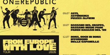 OneRepublic tornano in Italia con tre concerto a luglio 2026