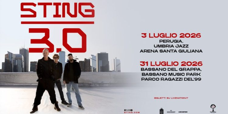 Sting torna in Italia per due date live