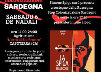 La spiga nell’occhio, presentazione del libro di Simone Spiga a Capoterra il 6 dicembre