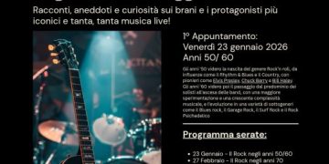 Primo appuntamento con la storia del rock a puntate: il 23 gennaio 2026 al Teatro Houdini