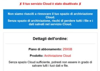 Attenzione: la nuova truffa del phishing si finge assistenza iCloud