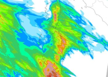 Violento maltempo sulla Sardegna meridionale: attesi forti rovesci e temporali