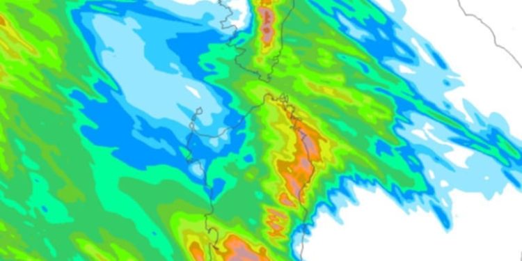 Violento maltempo sulla Sardegna meridionale: attesi forti rovesci e temporali
