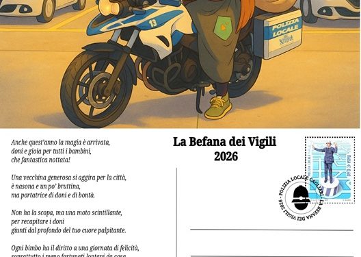 Cagliari si prepara allo speciale appuntamento con la Befana dei Vigili