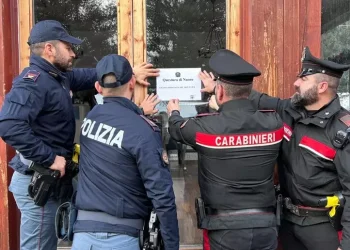 Carabinieri e poliziotti accerchiati e colpiti con petardi a Silanus