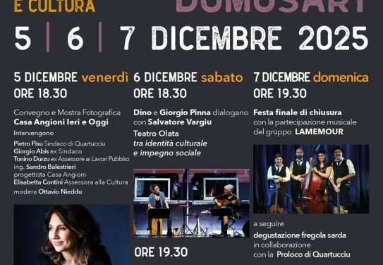 Fino al 7 dicembre a Quartucciu “Casa Angioni, 30 anni di storia, arte e cultura”