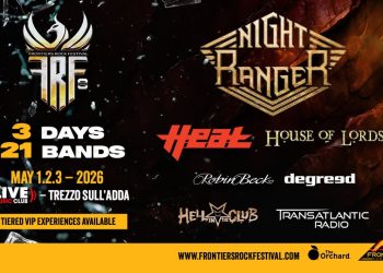 Frontiers Rock Festival: annunciate le prime sette band dell’edizione 2026 che si terrà al Live CLub di Trezzo dall’1 al 3 maggio