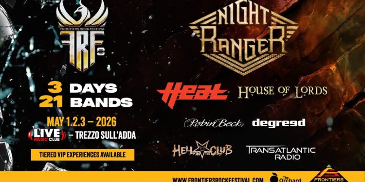 Frontiers Rock Festival: annunciate le prime sette band dell’edizione 2026 che si terrà al Live CLub di Trezzo dall’1 al 3 maggio