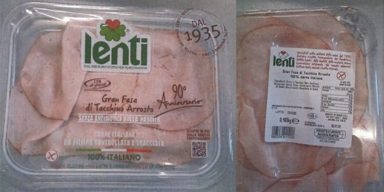 Rischio Listeria: richiamata fesa di tacchino arrosto