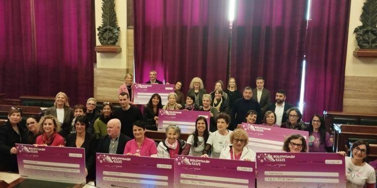 Premiati in Municipio i 7 progetti della Charity Goal nell’ambito della Cagliari SoloWomenRun