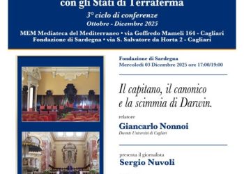 “Il capitano, il canonico e la scimmia di Darwin”, appuntamento alla Fondazione di Sardegna
