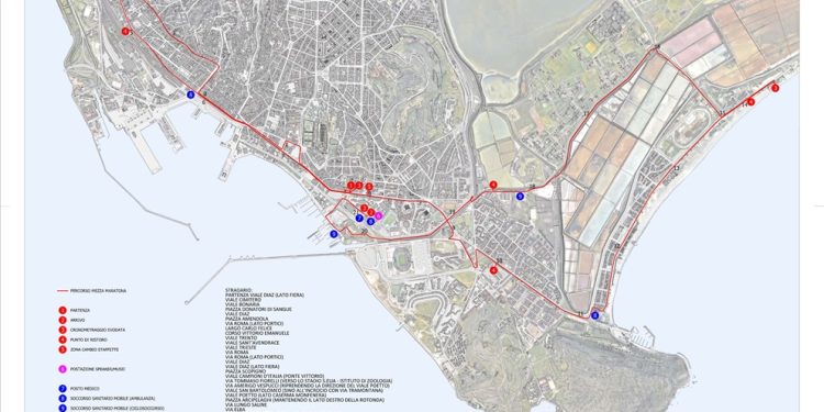Temporanee modifiche alla viabilità per la 17^ edizione della mezza maratona CagliariRespira di domenica 7 dicembre