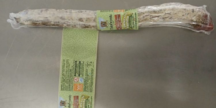 Richiamata la salsiccia passita