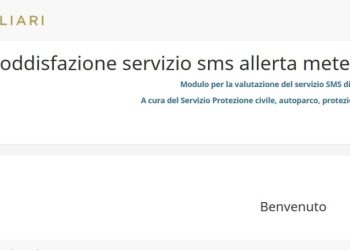 Cagliari, al via il sondaggio sul servizio SMS di Allerta Meteo