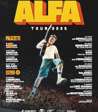 Alfa non si ferma e annuncia nuovi concerti estivi: ecco il calendario