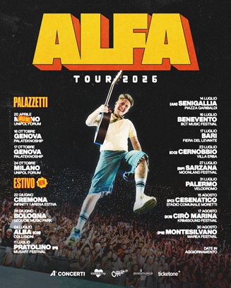 Alfa non si ferma e annuncia nuovi concerti estivi: ecco il calendario