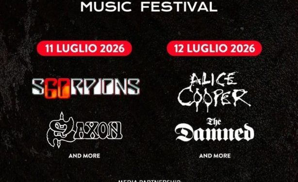 Scorpions, Alice Cooper, Saxon e The Damned: confermati ad AMA Music Festival 2026