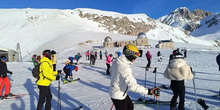 Gran Sasso, riaperti gli impianti a Campo Imperatore