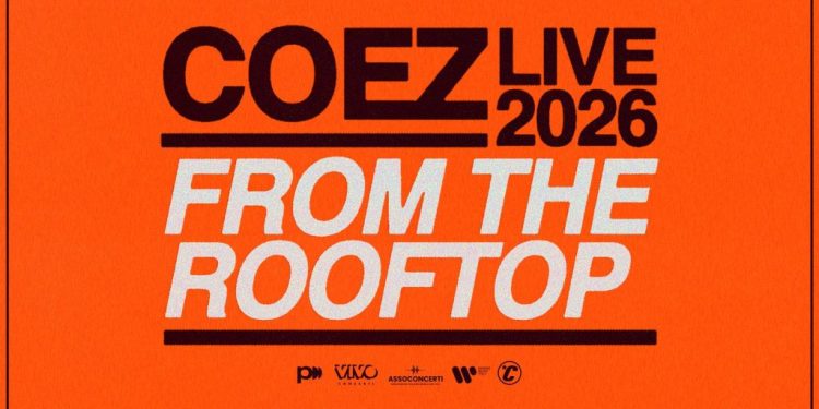 Coez torna dal vivo con nuovi appuntamenti “From the Rooftop”
