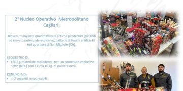 Maxi sequestro di botti a Cagliari, 130 kg in due bancarelle in piazza