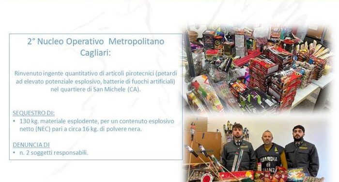 Maxi sequestro di botti a Cagliari, 130 kg in due bancarelle in piazza