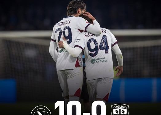 Coppa Italia: Cagliari ko ai rigori, il Napoli ai quarti