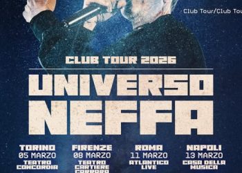 Neffa in tour: ecco tutte le nuove date annunciate per il 2026