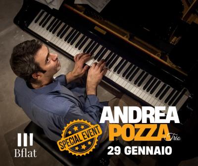 Andrea Pozza Trio a gennaio 2026 al Bflat di Cagliari