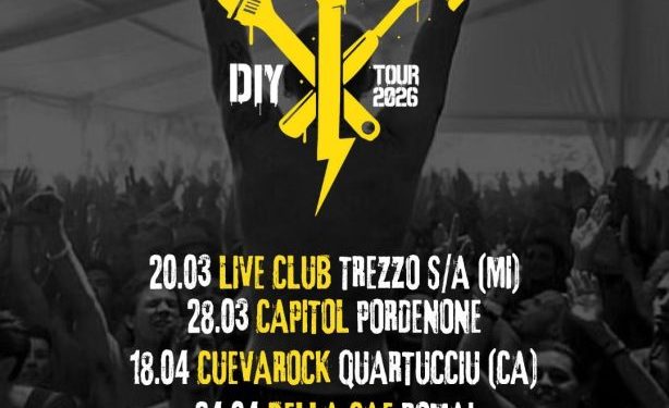 Punkreas annunciano le date del “Diy Tour 2026”