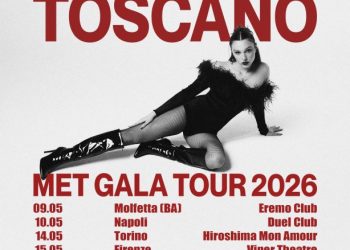 Sarah Toscano in tour nel 2026