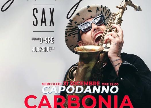 Il Capodanno a Carbonia si festeggia in Piazza Roma al ritmo di Jimmy Sax