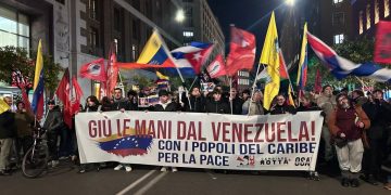 Contro la guerra in Venezuela, manifestazione a Roma