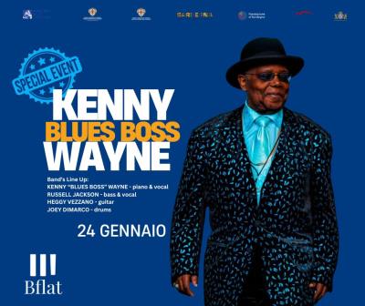 Kenny Blues Boss Wayne in concerto a Cagliari il 24 gennaio 2026