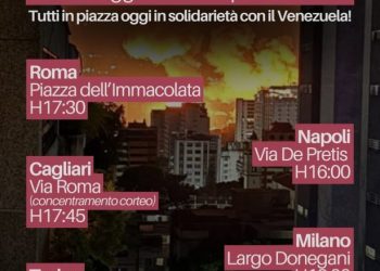 Attacco imperialista al Venezuela: corteo a Cagliari