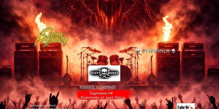 Gli Overwhelm live a Cagliari il 30 gennaio