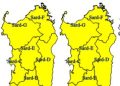 Maltempo, allerta gialla in Sardegna anche lunedì