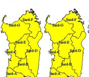 Maltempo, allerta gialla in Sardegna anche lunedì