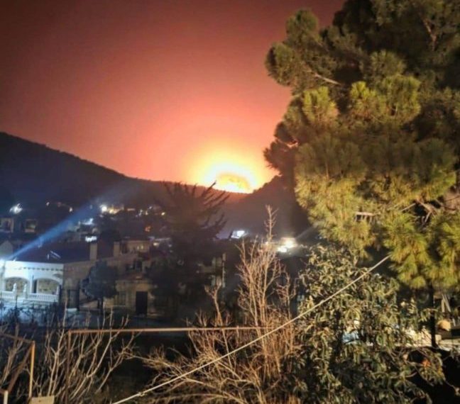 Libano, attacchi aerei del regime israeliano sul sud del Libano